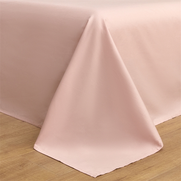 91家纺网 家纺一手货源 找家纺 慕色家纺 2024新款A类全棉色织提花四件套系列 印象风范-香叶粉