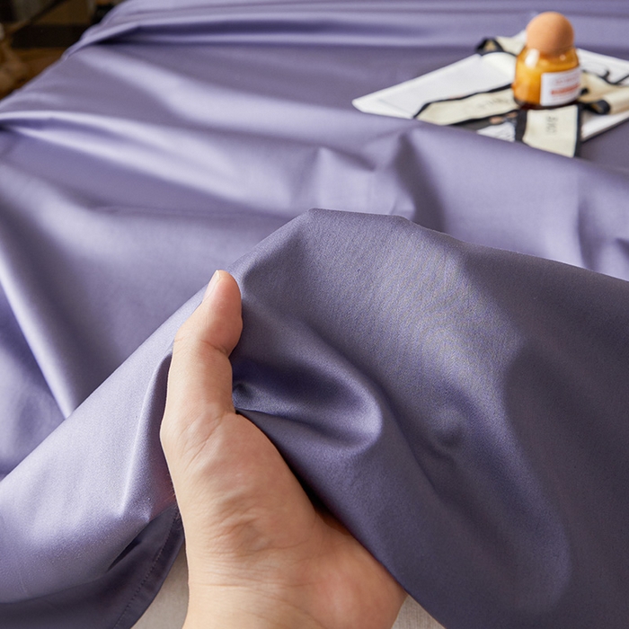 91家纺网 家纺一手货源 找家纺 瑞驰家纺 2024新款全棉长绒棉单品床单春华系列 风铃紫