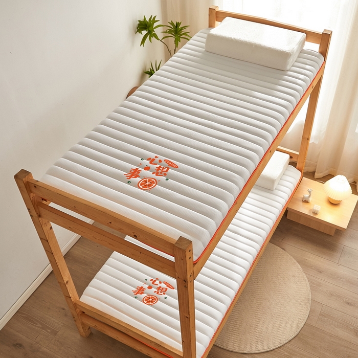 91家纺网 家纺一手货源 找家纺 卡派 2024新款泡泡棉抗压纤维棉-学生床垫 心想事成—白