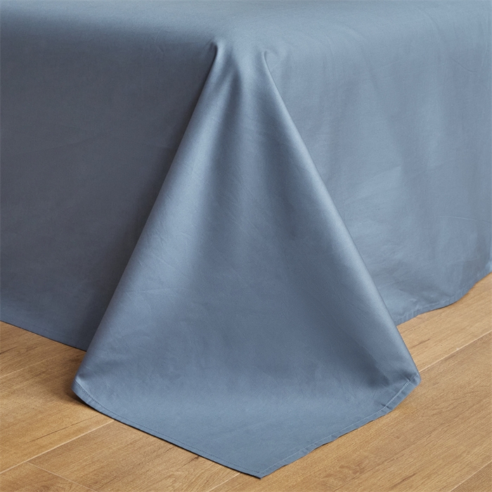 91家纺网 家纺一手货源 找家纺 慕色家纺 2024新款A类全棉色织提花四件套系列 佩斯利-宾利蓝