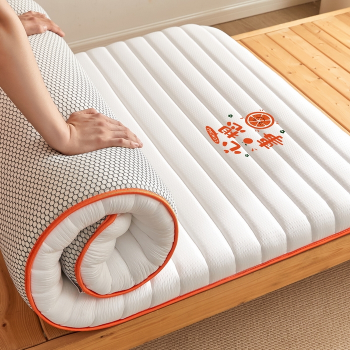 91家纺网 家纺一手货源 找家纺 卡派 2024新款泡泡棉抗压纤维棉-学生床垫 心想事成—白