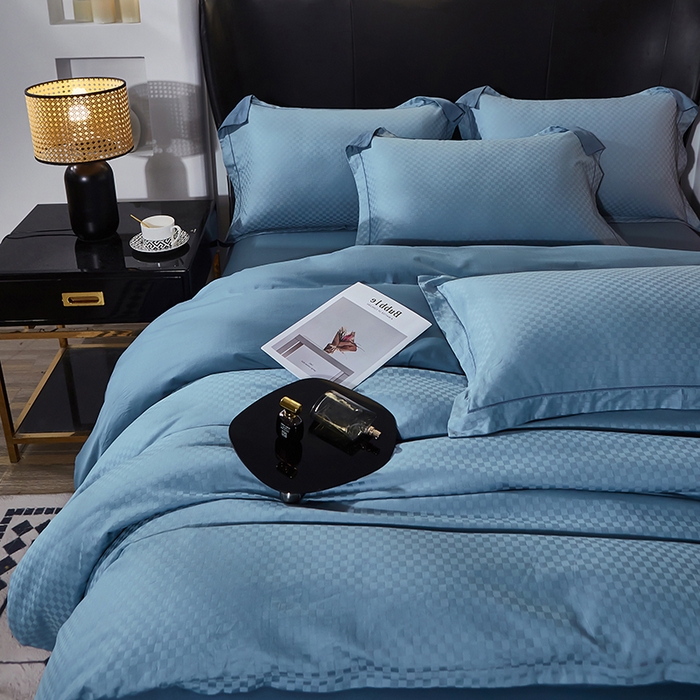 91家纺网 家纺一手货源 找家纺 （总）雲归梦 2024新款全棉提花活性高支密轻奢四件套