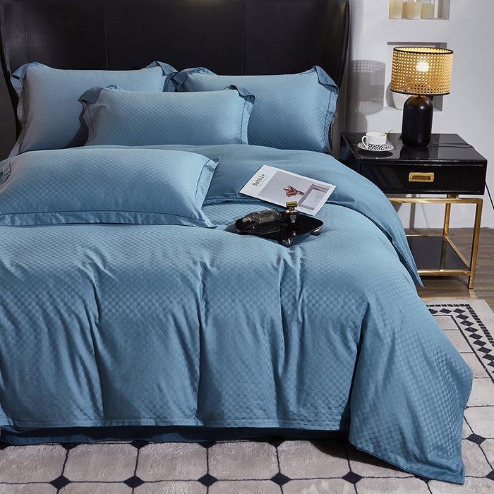 91家纺网 家纺一手货源 找家纺 （总）雲归梦 2024新款全棉提花活性高支密轻奢四件套