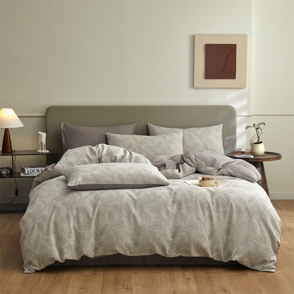 91家纺网 家纺一手货源 找家纺 （总）慕色家纺 2024新款A类全棉色织提花四件套系列