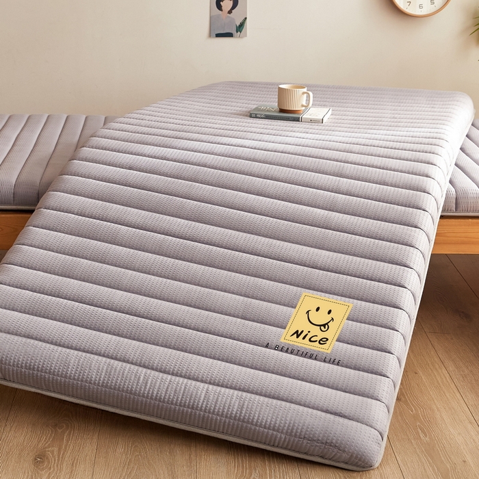 91家纺网 家纺一手货源 找家纺 卡派 2024新款泡泡棉抗压纤维棉-学生床垫 阳光—灰