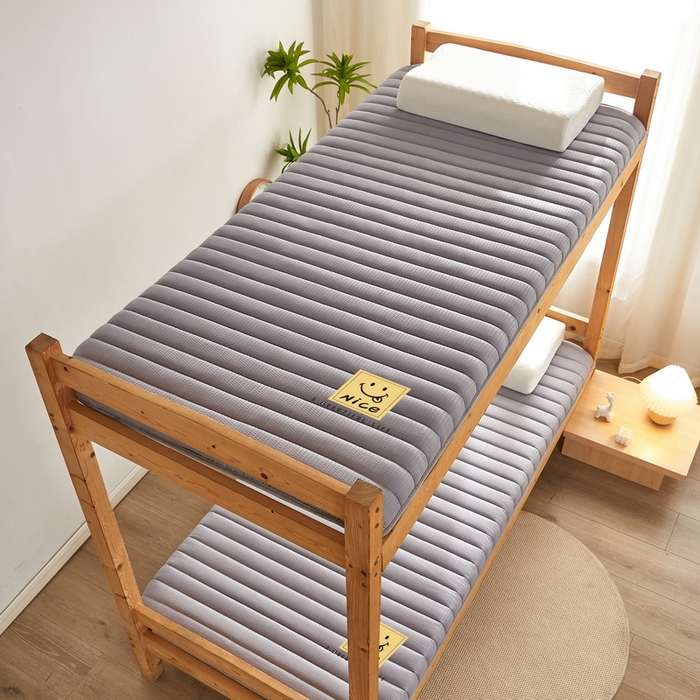 91家纺网 家纺一手货源 找家纺 卡派 2024新款泡泡棉抗压纤维棉-学生床垫 阳光—灰