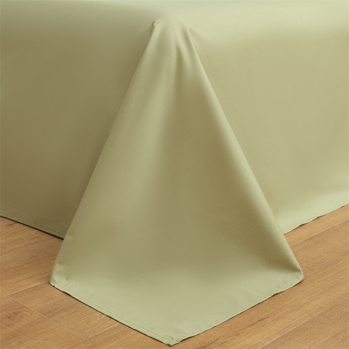 91家纺网 家纺一手货源 找家纺 慕色家纺 2024新款A类全棉色织提花四件套系列 盛芙-木果绿