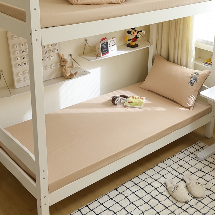 91家纺网 家纺一手货源 找家纺 （总）2025新款全棉刺绣亲肤学生款套件-小熊