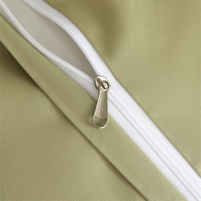 91家纺网 家纺一手货源 找家纺 慕色家纺 2024新款A类全棉色织提花四件套系列 盛芙-木果绿