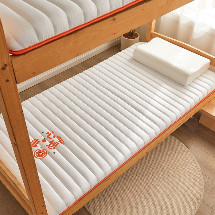 91家纺网 家纺一手货源 找家纺 卡派 2024新款泡泡棉抗压纤维棉-学生床垫 心想事成—白