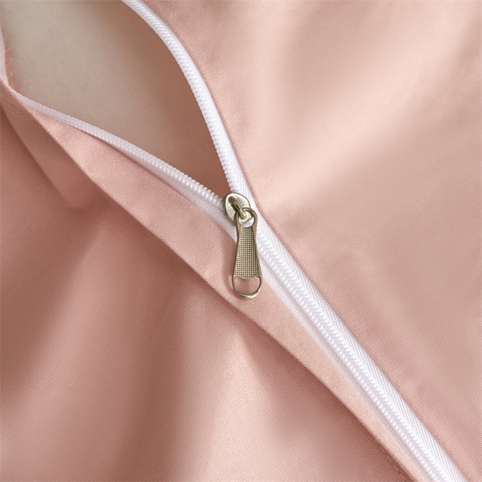 91家纺网 家纺一手货源 找家纺 慕色家纺 2024新款A类全棉色织提花四件套系列 秋思-香叶粉