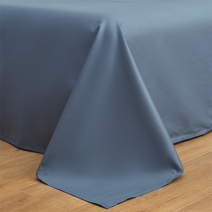 91家纺网 家纺一手货源 找家纺 慕色家纺 2024新款A类全棉色织提花四件套系列 印象风范-宾利蓝