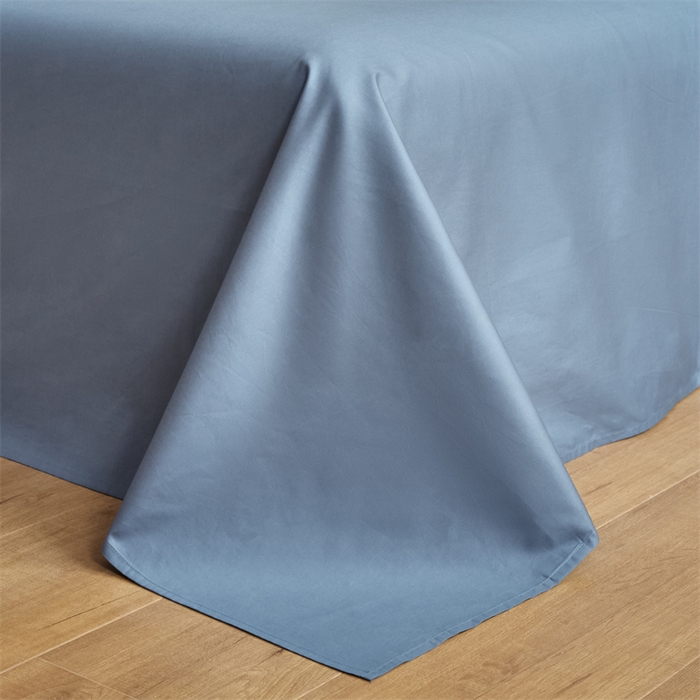 91家纺网 家纺一手货源 找家纺 慕色家纺 2024新款A类全棉色织提花四件套系列 静谧-宾利蓝