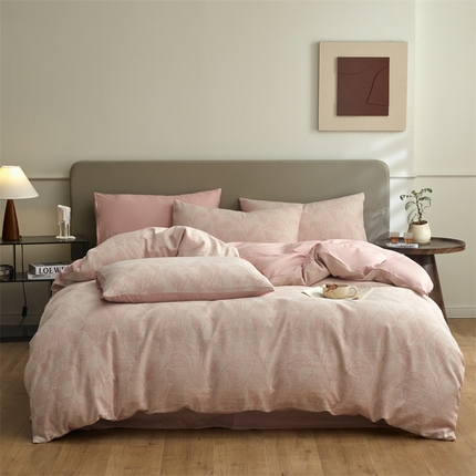 91家纺网 家纺一手货源 找家纺 （总）慕色家纺 2024新款A类全棉色织提花四件套系列