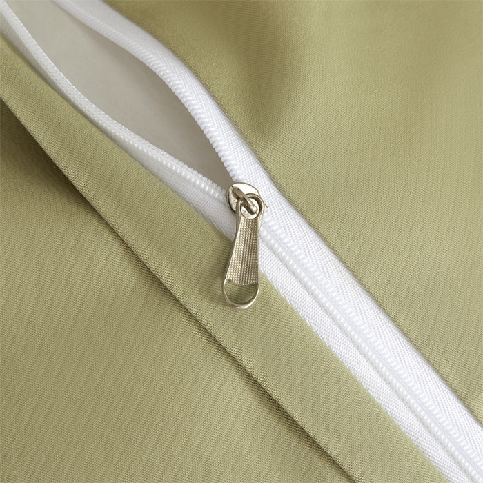 91家纺网 家纺一手货源 找家纺 慕色家纺 2024新款A类全棉色织提花四件套系列 印象风范-木果绿