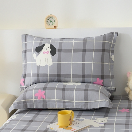 91家纺网 家纺一手货源 找家纺 （总）丽美人家纺 2024新款全棉印花单枕套枕芯