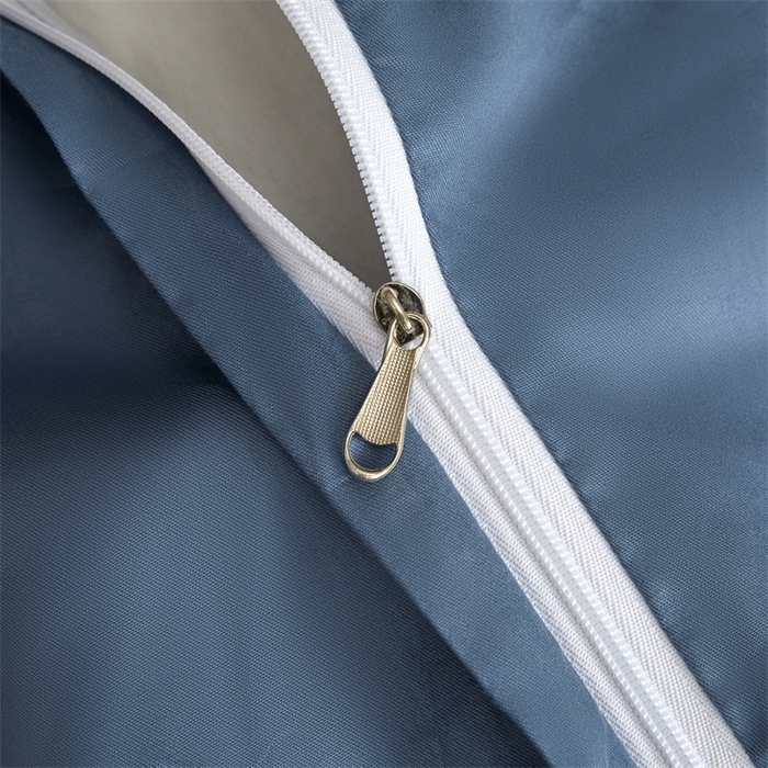 91家纺网 家纺一手货源 找家纺 慕色家纺 2024新款A类全棉色织提花四件套系列 印象风范-宾利蓝