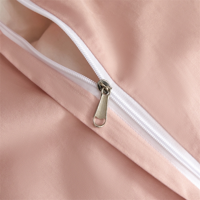 91家纺网 家纺一手货源 找家纺 慕色家纺 2024新款A类全棉色织提花四件套系列 印象风范-香叶粉