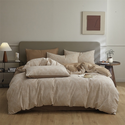 91家纺网 家纺一手货源 找家纺 （总）慕色家纺 2024新款A类全棉色织提花四件套系列