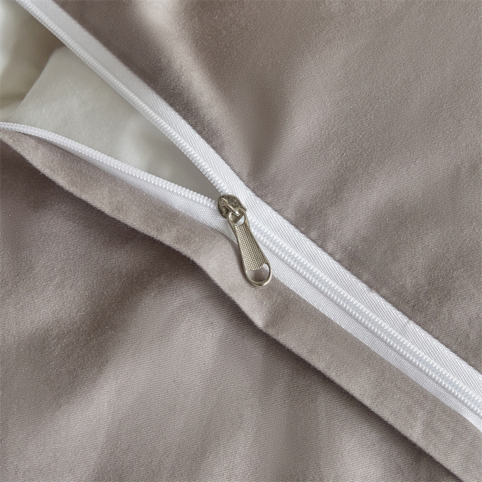 91家纺网 家纺一手货源 找家纺 慕色家纺 2024新款A类全棉色织提花四件套系列 静谧-古铜灰