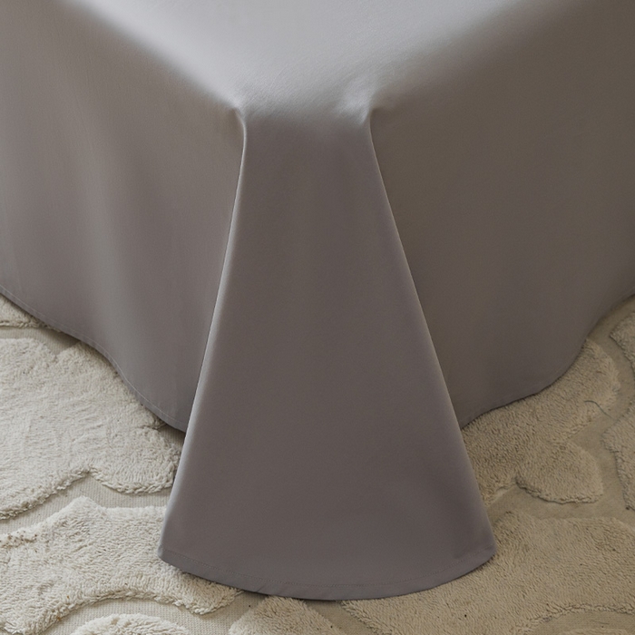 91家纺网 家纺一手货源 找家纺 瑞驰家纺 2024新款全棉长绒棉单品床单春华系列 礼遇灰