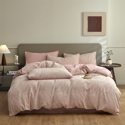 91家纺网 家纺一手货源 找家纺 （总）慕色家纺 2024新款A类全棉色织提花四件套系列