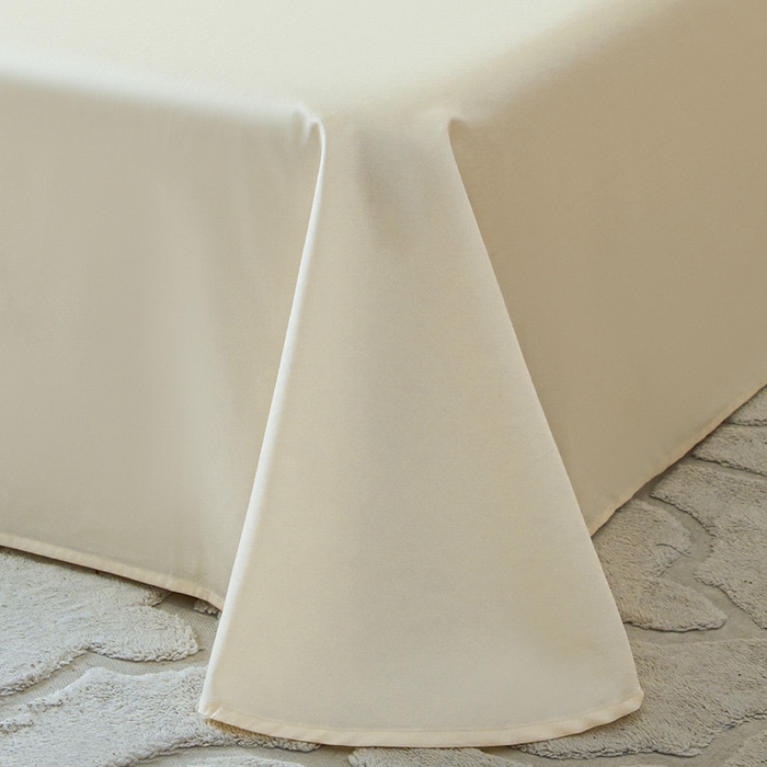 91家纺网 家纺一手货源 找家纺 瑞驰家纺 2024新款全棉长绒棉单品床单春华系列 贵族白