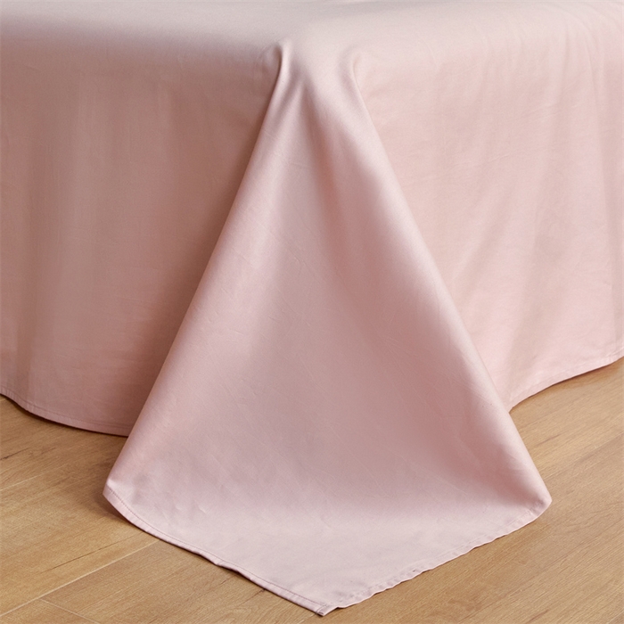 91家纺网 家纺一手货源 找家纺 慕色家纺 2024新款A类全棉色织提花四件套系列 斯洛特-香叶粉