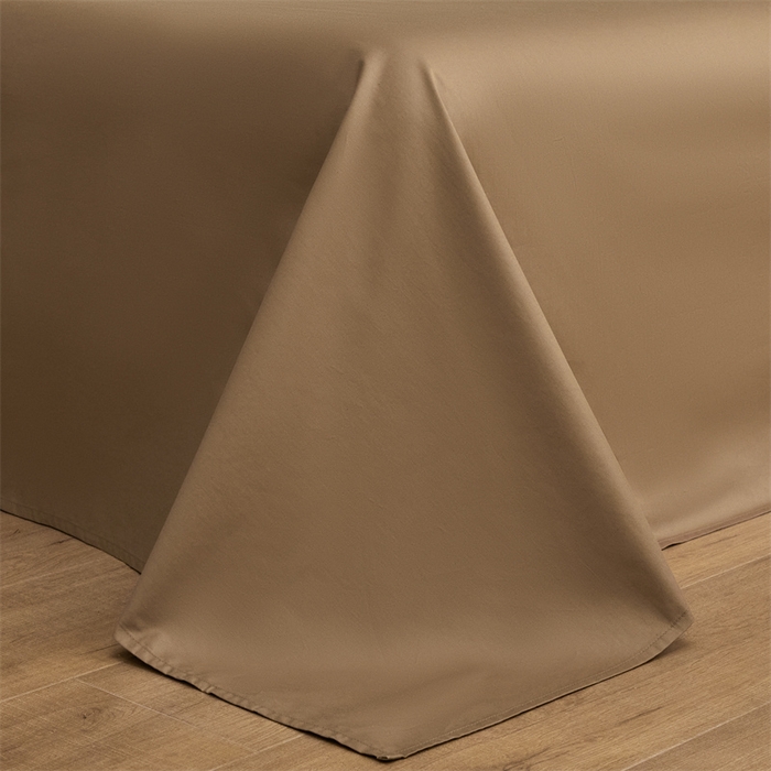 91家纺网 家纺一手货源 找家纺 慕色家纺 2024新款A类全棉色织提花四件套系列 秋思-奶茶咖