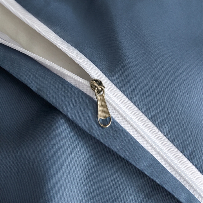 91家纺网 家纺一手货源 找家纺 慕色家纺 2024新款A类全棉色织提花四件套系列 盛芙-宾利蓝