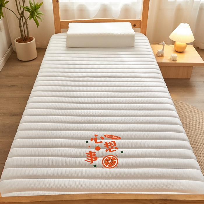 91家纺网 家纺一手货源 找家纺 卡派 2024新款泡泡棉抗压纤维棉-学生床垫 心想事成—白