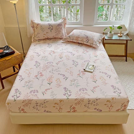 91家纺网 家纺一手货源 找家纺 （总）卡普家居 2025新款磨毛印花单床笠系列