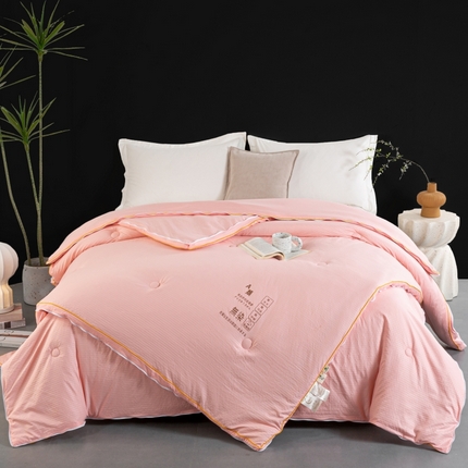 91家纺网 家纺一手货源 找家纺 2024新款子母被冬被A类水洗无染华夫格大豆子母被加厚冬被双胎被春秋被拉链款二合一单人双人大豆被