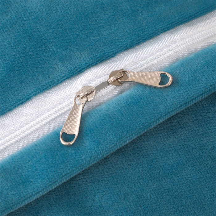 91家纺网 家纺一手货源 找家纺 优姿家纺 2024新品宝宝绒11斤夹棉床盖保暖四件套 铃兰花-宝石蓝