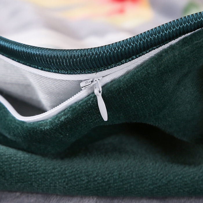 91家纺网 家纺一手货源 找家纺 望淮 2025新款230g印花金貂绒牛奶绒四件套 向阳花开