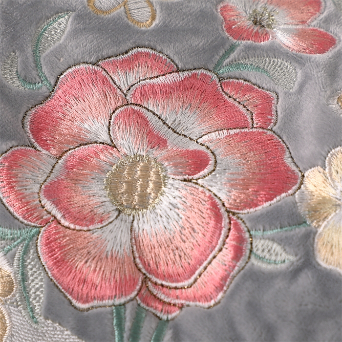 91家纺网 家纺一手货源 找家纺 优姿家纺 2024新品宝宝绒11斤夹棉床盖保暖四件套 今生有约-轻奢灰