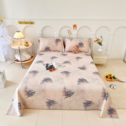 91家纺网 家纺一手货源 找家纺 （总）卡普家居 2025新款全棉磨毛加厚四件套系列-单床单