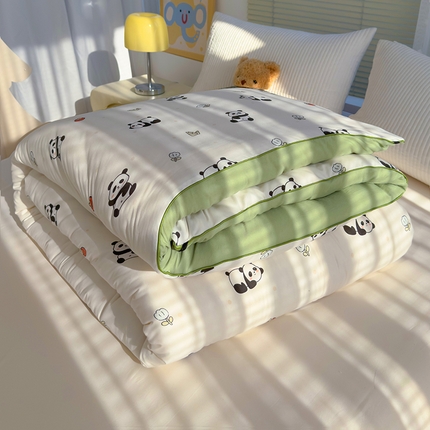 91家纺网 家纺一手货源 找家纺 （总）花言狐语 2025新款亲肤水洗棉印花春秋被