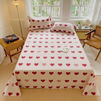 91家纺网 家纺一手货源 找家纺 （总）卡普家居 2025新款全棉磨毛加厚四件套系列-单床单