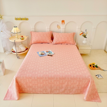 91家纺网 家纺一手货源 找家纺 （总）卡普家居 2025新款全棉磨毛加厚四件套系列-单床单