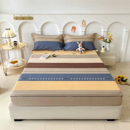 91家纺网 家纺一手货源 找家纺 （总）卡普家居 2025新款磨毛印花单床笠系列