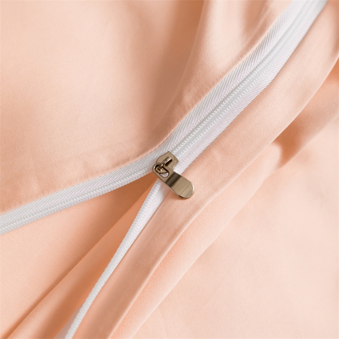 91家纺网 家纺一手货源 找家纺 蓝米卡夫 2024新款A类100支全棉刺绣蝶恋系列四件套(礼盒包装） 蝶恋100支-浅茶杏配蔷薇粉