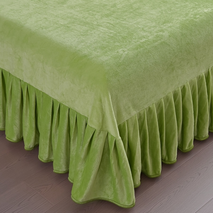 91家纺网 家纺一手货源 找家纺 锦铭源2025直播印花7斤牛奶绒金貂水晶法莱珊瑚绒四件套床裙款快乐熊猫