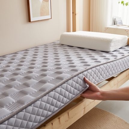 卡派 2024学生宿舍单人布拉格乳胶记忆棉立体加厚床垫 灰色