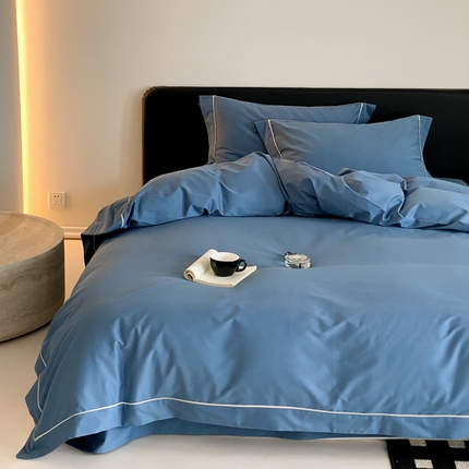 91家纺网 家纺一手货源 找家纺 （总）云栖家居 2024A类全棉磨毛静谧系列四件套