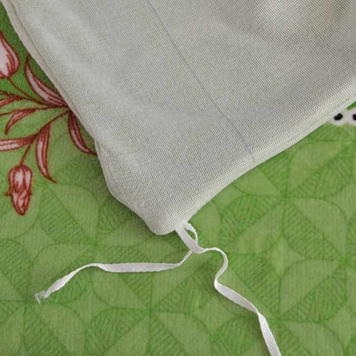 91家纺网 家纺一手货源 找家纺 锦铭源 2025年7斤加厚印花牛奶绒四件套水晶法莱金貂绒床裙款 花香蜜语