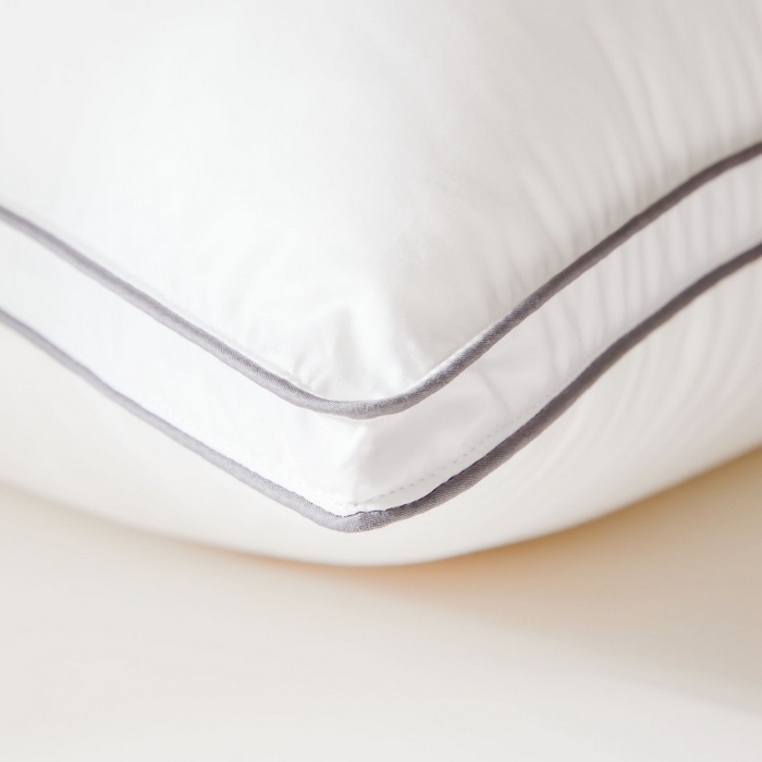 91家纺网 家纺一手货源 找家纺 唯爱品 2026新款A类100支全棉七星级酒店枕芯记忆枕源头工厂羽丝绒单边立体枕头枕芯 记忆枕源头工厂 七星级酒店立体枕 48*74cm一对