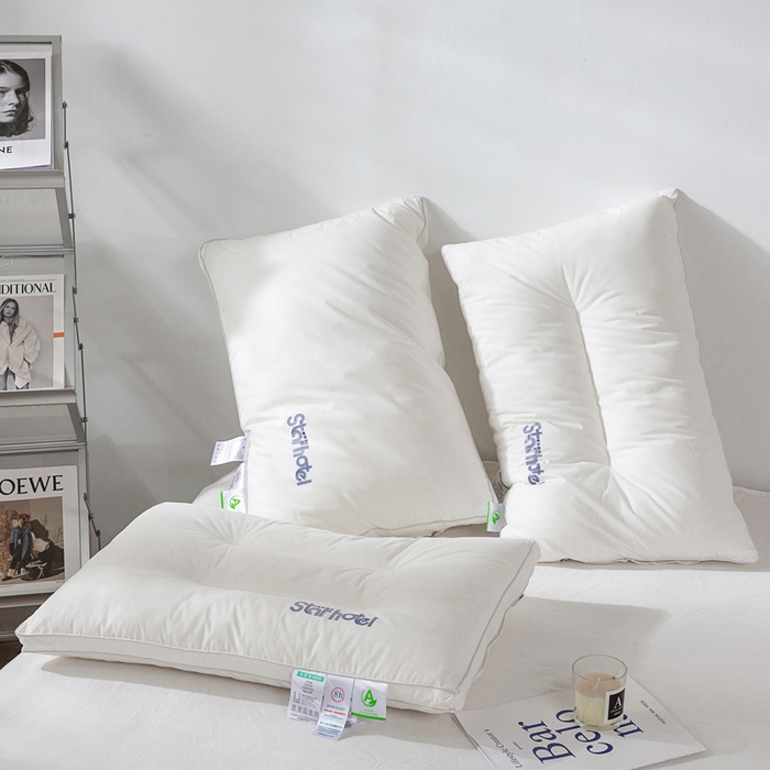 91家纺网 家纺一手货源 找家纺 （总）唯爱品 2026新款全棉酒店枕头枕芯 记忆枕源头工厂 48*74cm