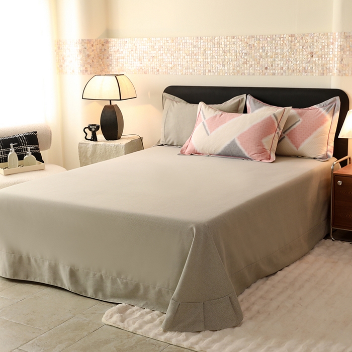 91家纺网 家纺一手货源 找家纺 帛美家纺 2024新款加厚纯棉全棉磨毛印花四件套 哈勃