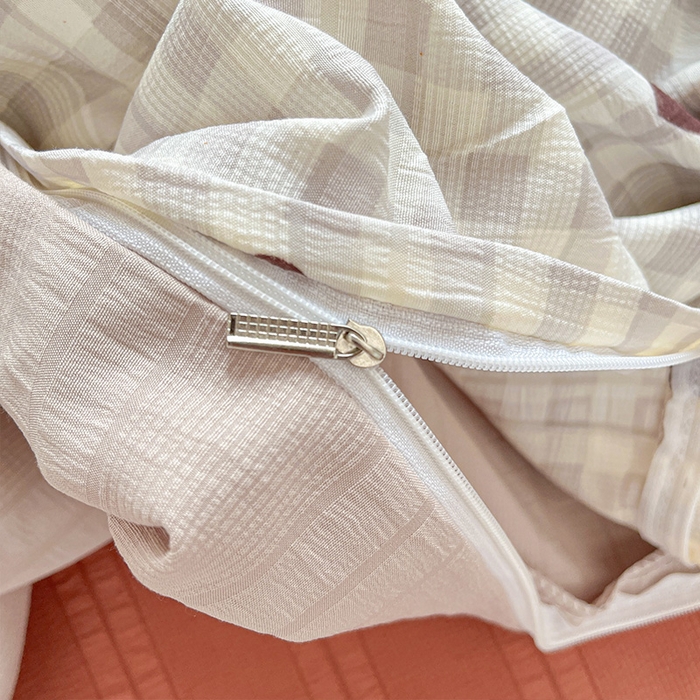 91家纺网 家纺一手货源 找家纺 安哆啦家纺 2024新款A类有氧泡泡纱云纱棉学生季宿舍床三四件套 怦然心动